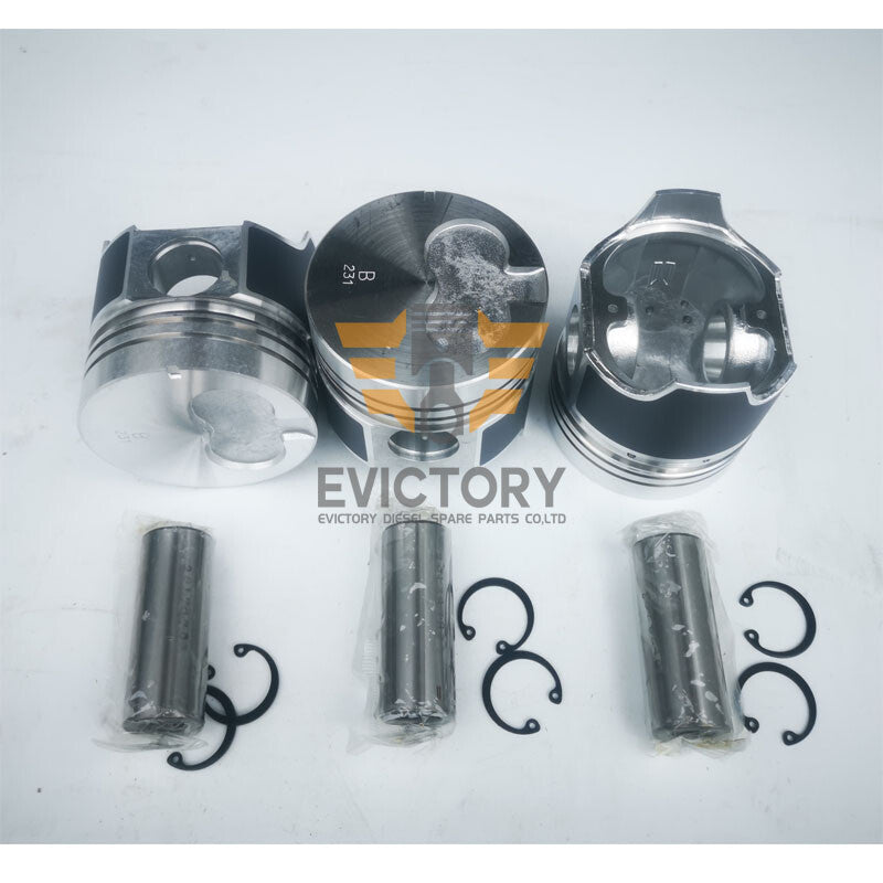For Isuzu 3AE1 Engine rebuild kit Piston + ring full gasket bearing kit