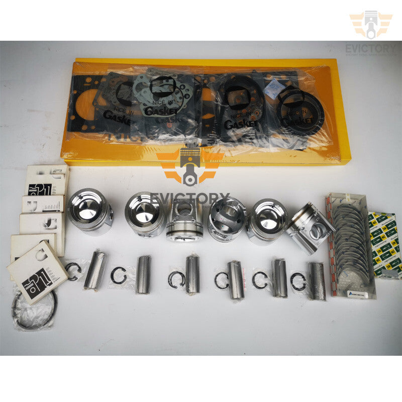 KOMATSU EXCAVATOR SAA6D107 SA6D107 rebuild repair gasket bearing Piston ring