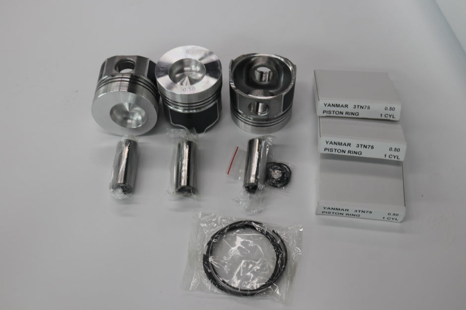 For Yanmar 3TN75L 3T75 3TN75 rebuild overhaul repair kit piston gasket bearing