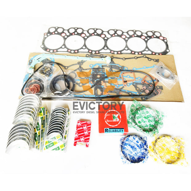 H06C E H07C H07CT H07D H06CT overhaul gasket + bearing + piston ring set