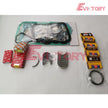 For EXCAVATOR forklift DB33A DB33 rebuild overhaul kit + 1pc connecting rod