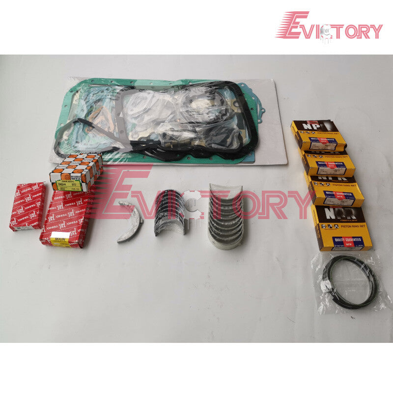 For EXCAVATOR forklift DB33A DB33 rebuild overhaul kit + 1pc connecting rod