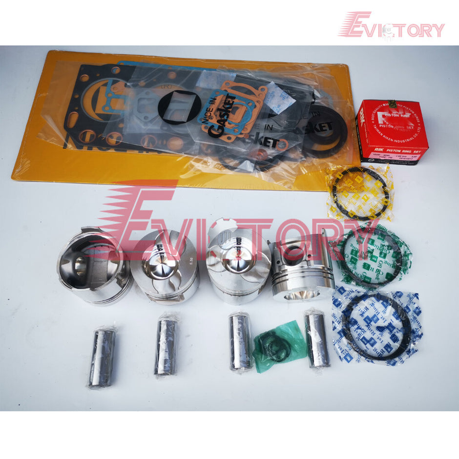 For Komatsu oversize 4D95L 4D95LE +0.50 piston ring rebuild overhaul kit