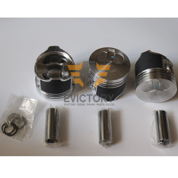 FOR YANMAR 3TNV76 rebuild kit Oversize piston and ring +0.50 gasket bearing