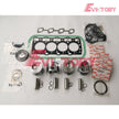 For Isuzu 4LE1 rebuild overhaul kit piston ring oversized +.50 gasket bearing