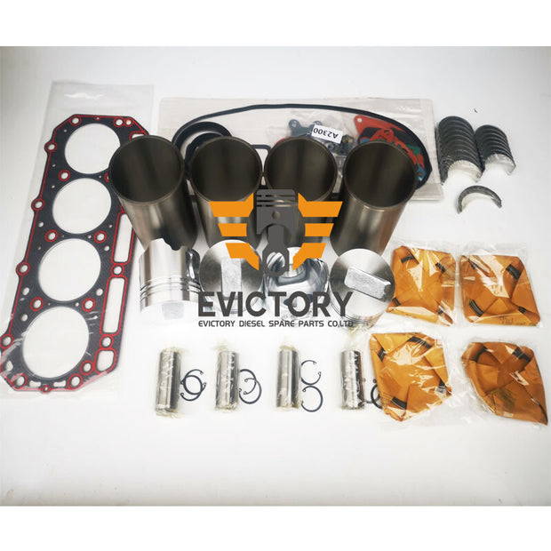For Cummins A2300-T A2300 rebuild kit piston ring liner brgs gaskt + water pump