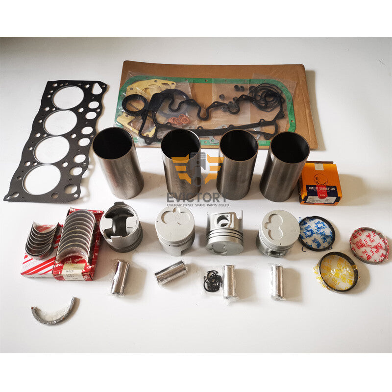 for ISUZU 4LC1 rebuild kit piston ring liner gasket SH40JX IHI 40JX excavator