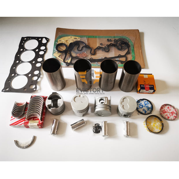 for ISUZU 4LC1 rebuild kit piston ring liner gasket SH40JX IHI 40JX excavator