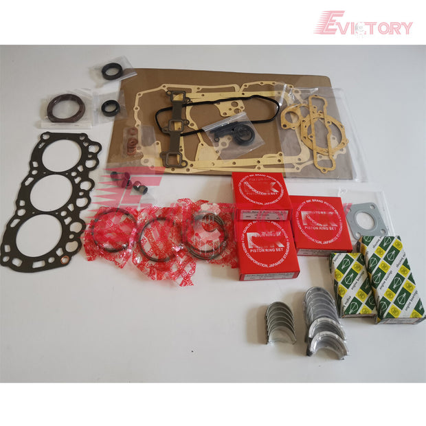for MITSUBISHI L3E cylinder head assy + overhaul kit ring bearing gasket