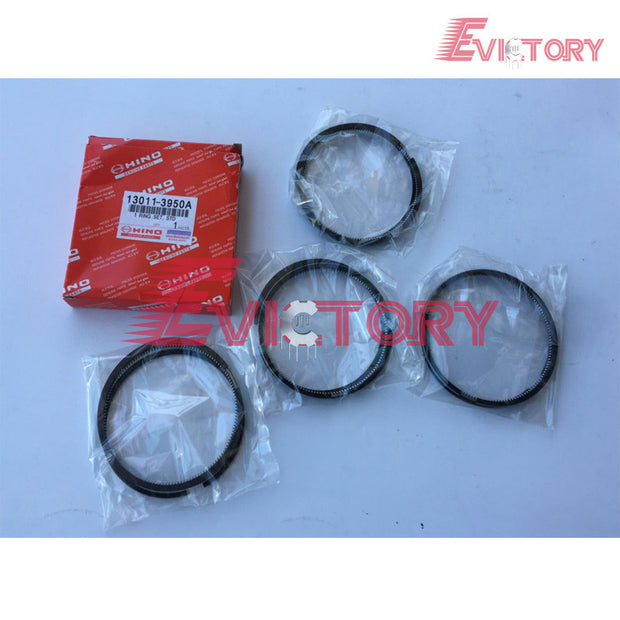 For Hino 300 Truck N04C N04CT piston + ring cylinder liner gasket kit