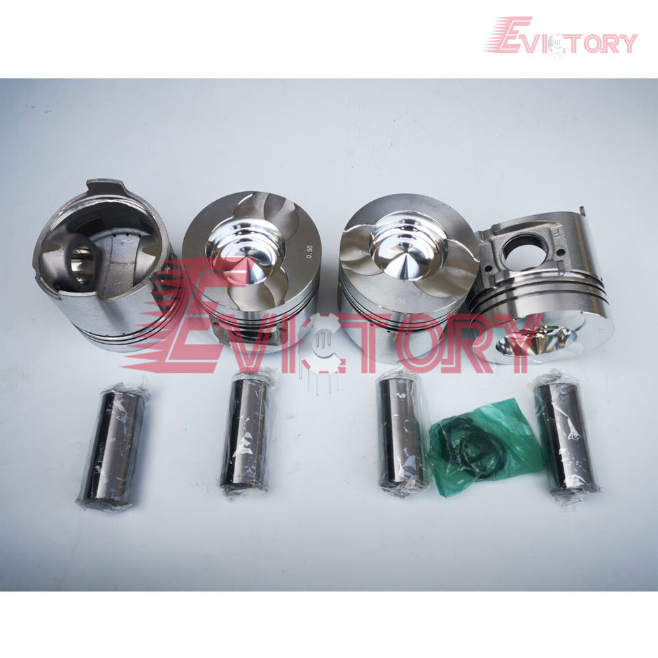 For Komatsu +0.50mm oversize 4D95L 4D95LE piston ring gasket bearing rebuild kit