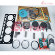 For Kubota V3600T V3600 V3600DI overhaul rebuild kit piston liner gasket bearing