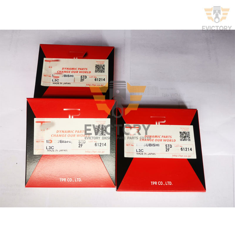 MITSUBISHI excavator parts L3C rebuild kit cylinder head gasket bearing