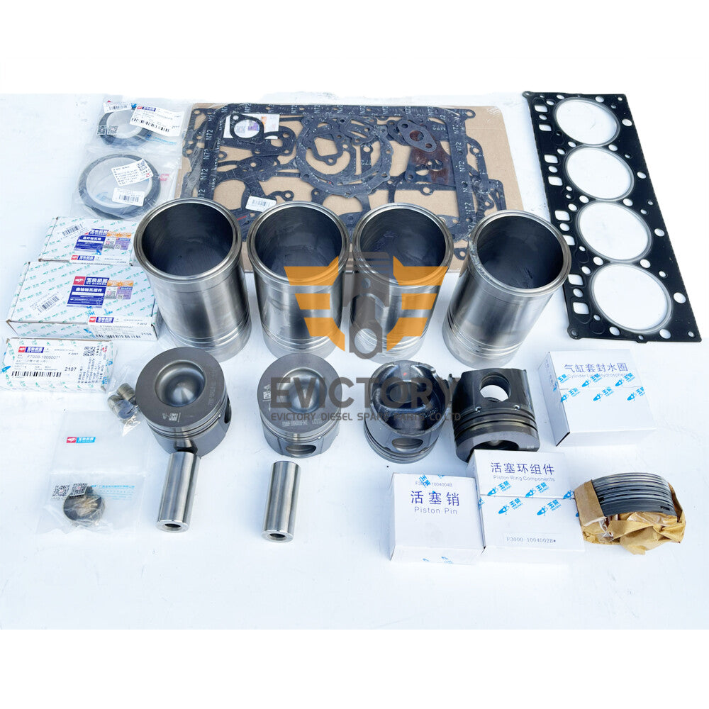 For Yuchai Engine YC4F90-21 YC4F90-23 Rebuild Kit Piston ring gasket bearing