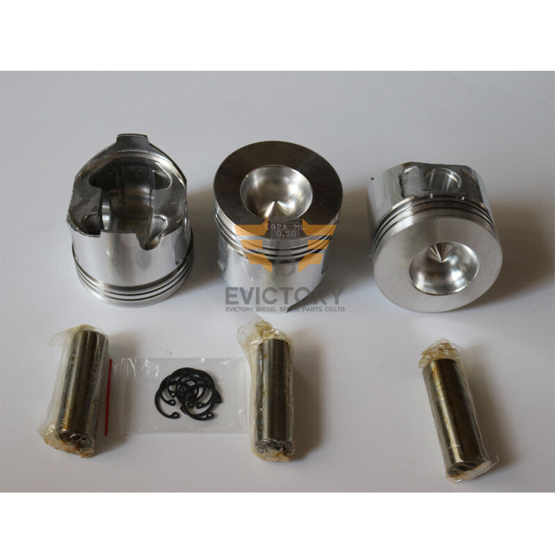 for Yanmar 3TN82TL 3TN82 3TNE82 rebuild kit piston set SK30SR SK35SR-1 Excavator