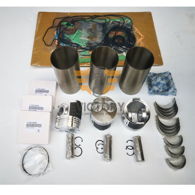 For Perkins 403D-15 403C-15 overhaul rebuild kit piston ring liner gasket
