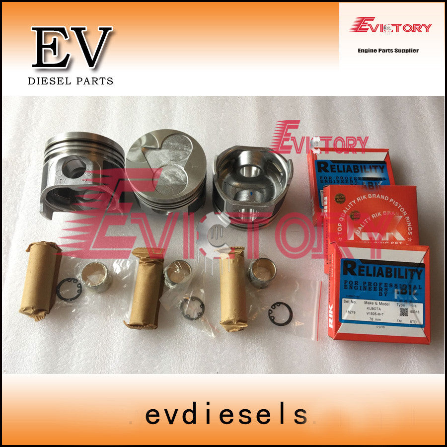 for KUBOTA D1305 overhaul rebuild kit B2710HSD F3060 ZD331 repair engine