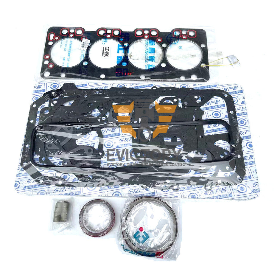 For Xinchai A490BPG 490BPG Engine Overhaul Rebuild Kit piston ring liner gasket