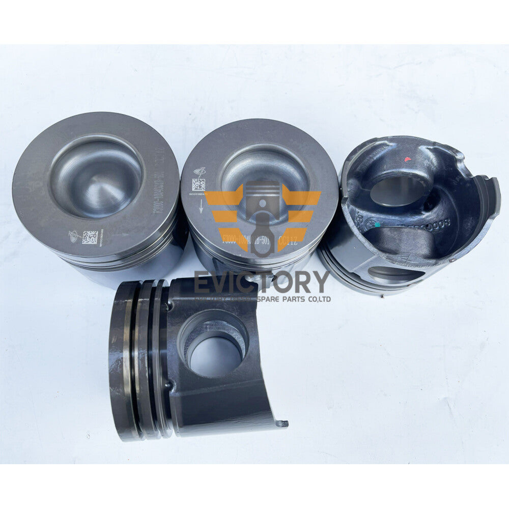 For Yuchai Engine YC4F90-21 YC4F90-23 Rebuild Kit Piston ring gasket bearing