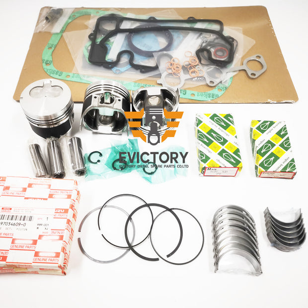 For Isuzu 3LB1 oversized rebuild kit oversize piston ring Bearing gasket