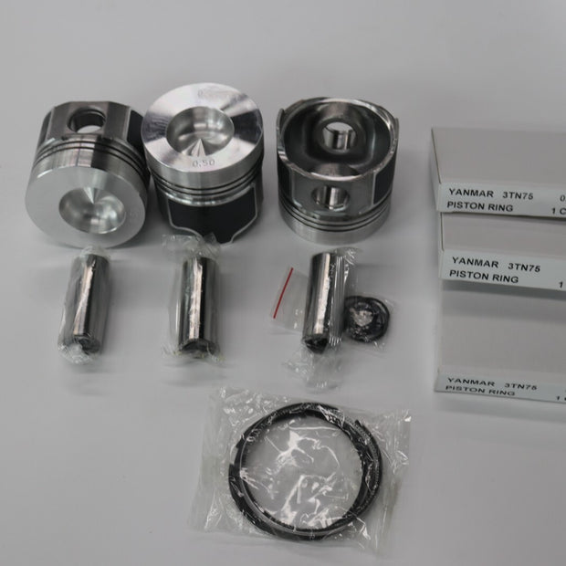 For Yanmar 3TN75L 3T75 3TN75 rebuild overhaul repair kit piston gasket bearing