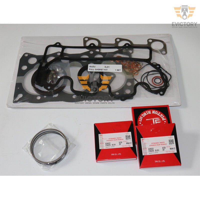For Isuzu 3LD1 crankshaft with overhaul rebuild kit gasket ring bearing