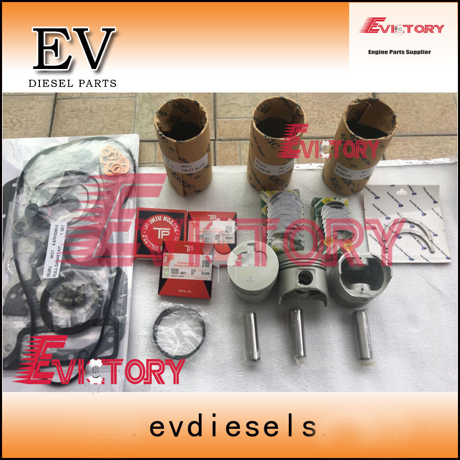 For Isuzu 3KC1 rebuild overhaul kit piston liner gasket SUMITOMO S85UX S100F2