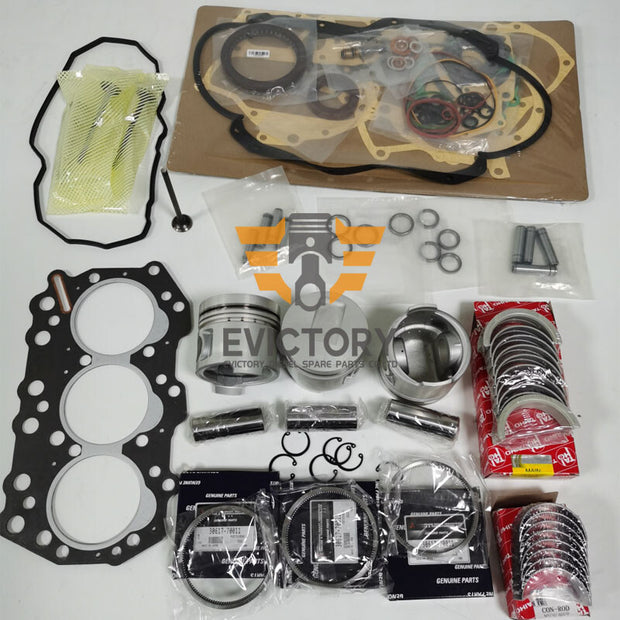 For Mitsubishi S3Q2T S3Q2 REBUILD overhaul kit piston + ring + bearing + gaskets