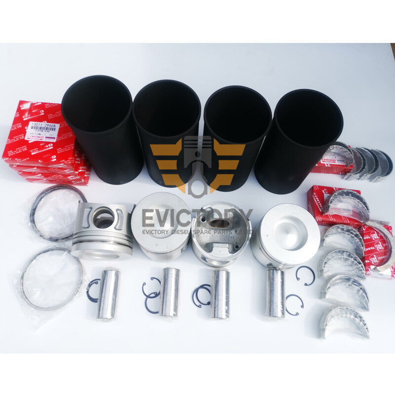 For Hino J05E-T J05E  rebuild overhaul kit gasket head bearing piston ring liner
