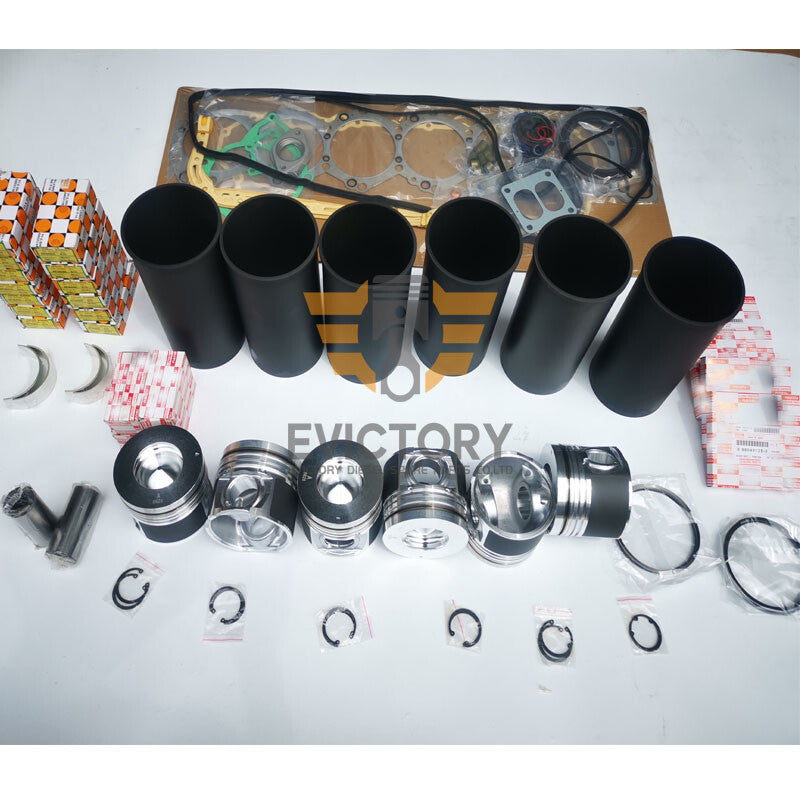 for ISUZU 6HK1-TC 6HK1T 6HK1 rebuild kit piston ring liner gasket bearing