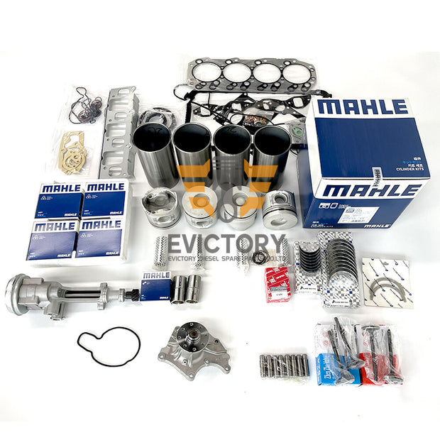 FOR ISUZU 4JH1TC 4JH1 rebuild overhaul kit + water pump +oil pump +valve
