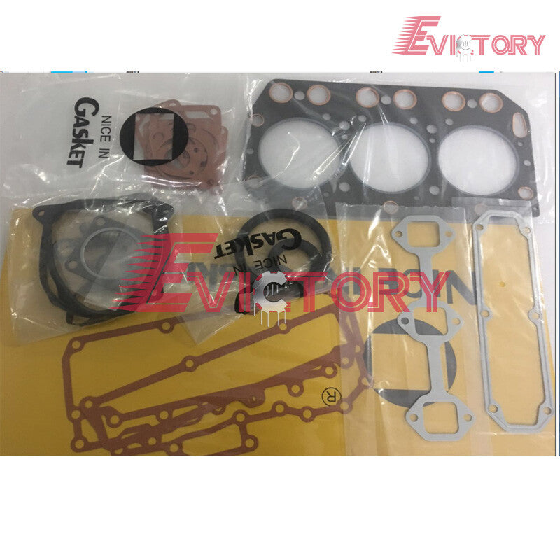 For YANMAR 3TN100E 3TN100 rebuild kit pistong ring valves gasket bearing