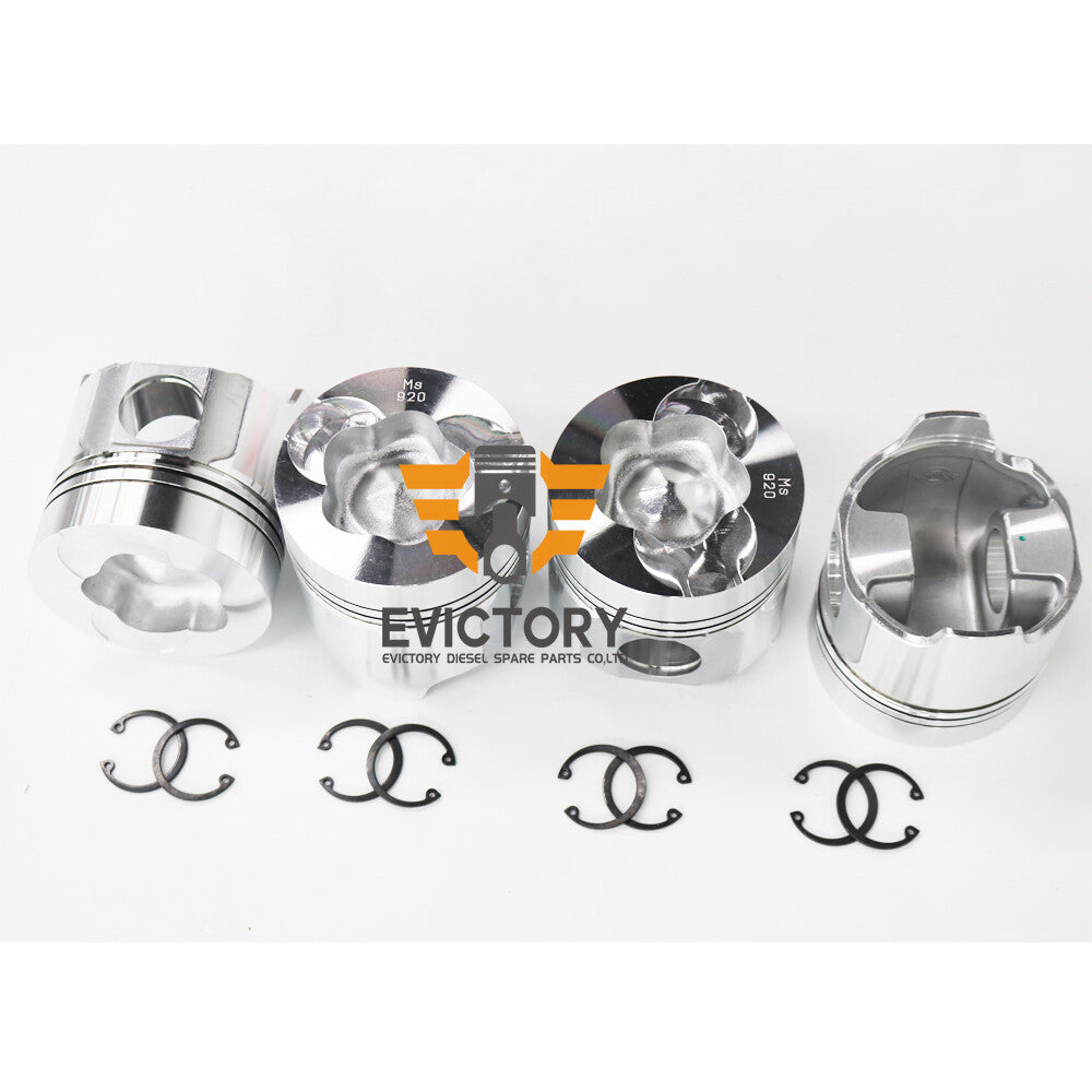 For Yanmar excavator engine 4TN100 Rebuild Kit Piston+ ring + head gasket kit