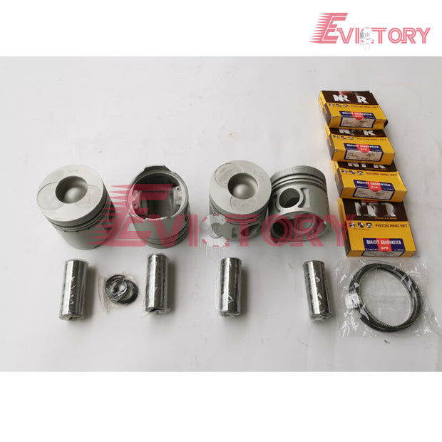For EXCAVATOR forklift DB33A DB33 rebuild kit Piston + full gasket kit +bearing