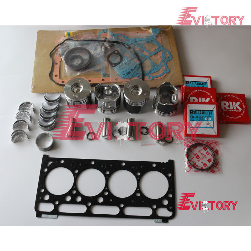 For kubota V2403T V2403M overhaul rebuild kit Piston ring gasket bearing