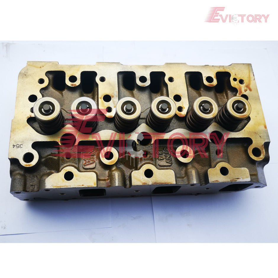 For Yanmar MARINE engine 3JH4 cylinder head assy complete valves springs etc