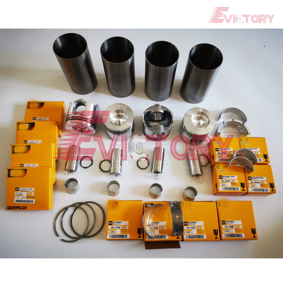 for CAT caterpillar 3114 3114T rebuild overhaul kit cylinder head gasket bearing