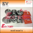 For MITSUBISHI K3D rebuild kit piston ring liner bearing gasket + 6pcs valve