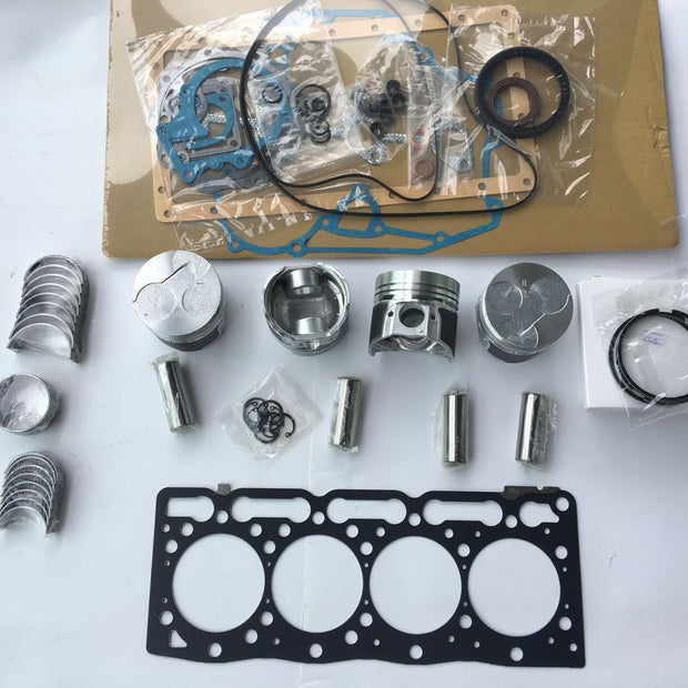 For kubota V1305 V1305-B rebuild overhaul kit piston ring gasket bearing set