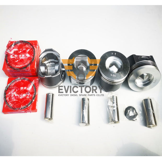 For Kubota V3300 oversize piston with ring +0.50mm gasket bearing ( 16v type)