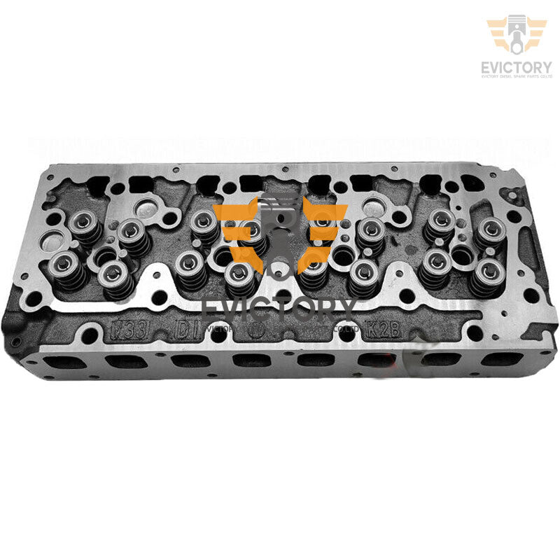 For Kubota V3300 V3800 V3300-DI-T Cylinder head assy for Bobcat T300 loader