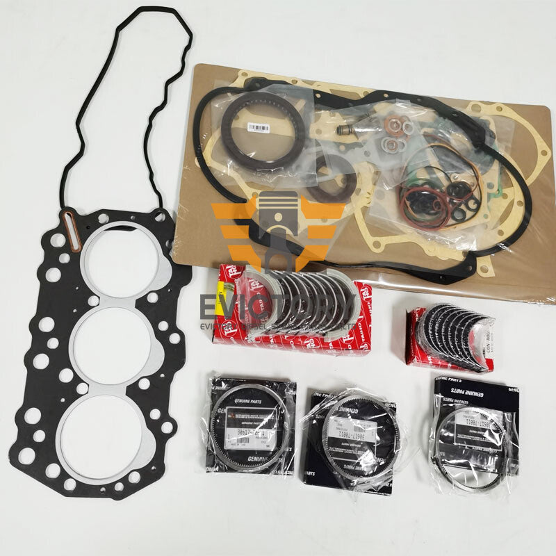For Mitsubishi S3Q S3Q2T S3Q2 rebuild kit piston ring liner bearing gasket