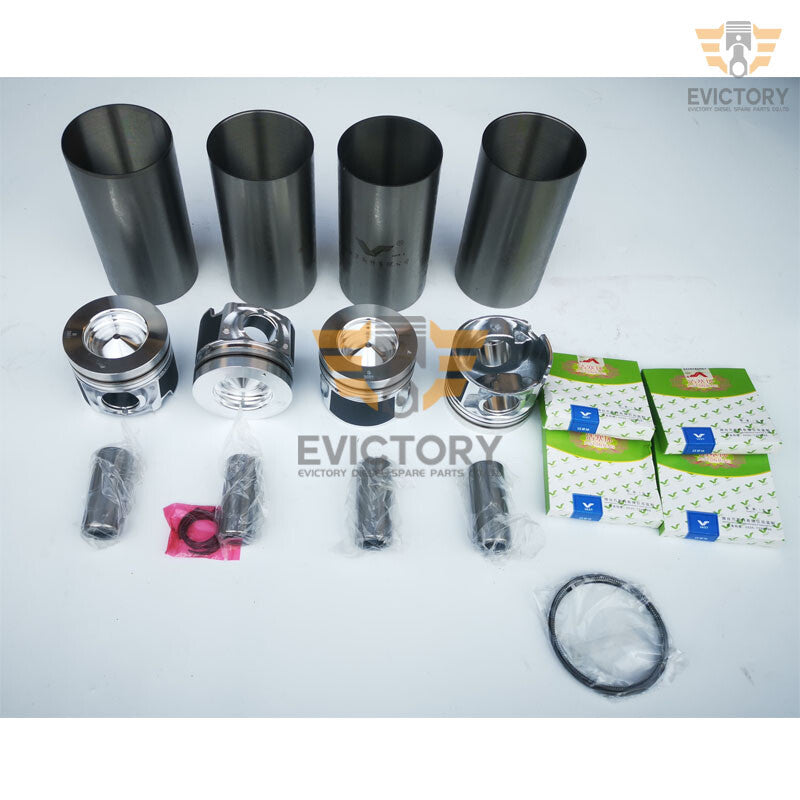 For Isuzu D-MAX 4JJ1T REBUILD KIT Piston + ring cylinder liner gasket bearing