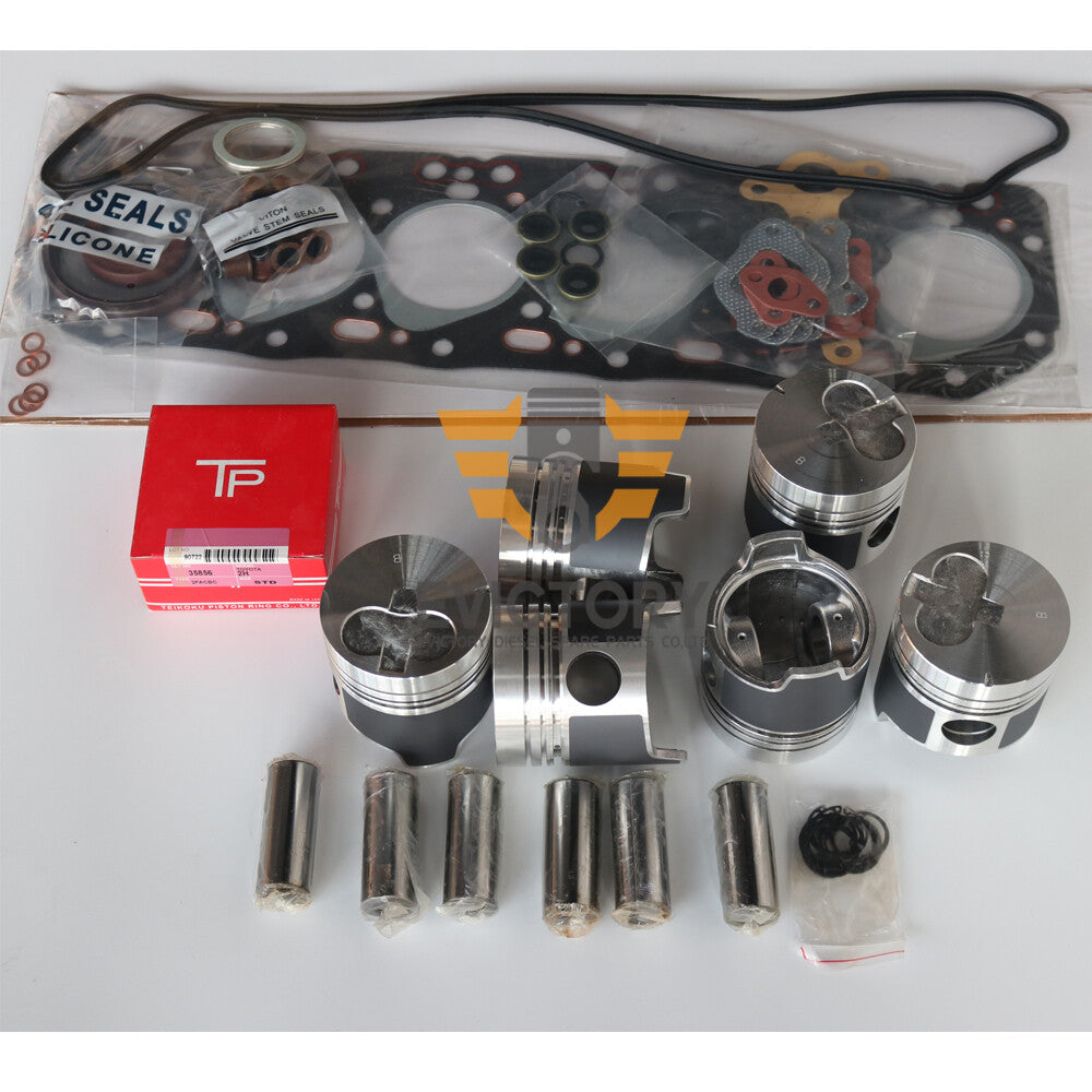 for TOYOTA 2H rebuild overhaul kit piston ring liner gasket kit bearing