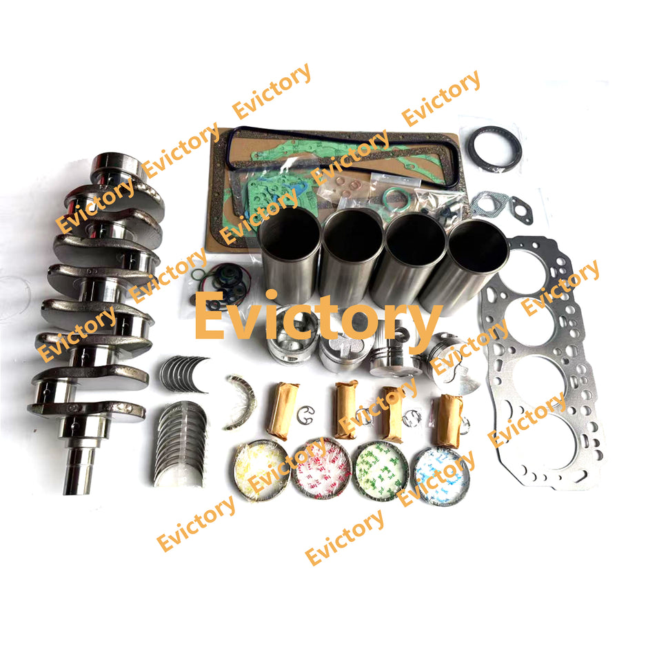 2L 2L-T 2L-TE 2L-THE 2L-2 3L 5L Diesel Engine Overhaul Kits + cylinder head crankshaft for Toyota Hilux