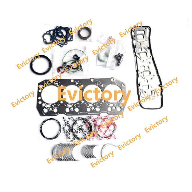 for Toyota Diesel Engine 2C Overhaul Gasket Set + Bearings + Piston Ring