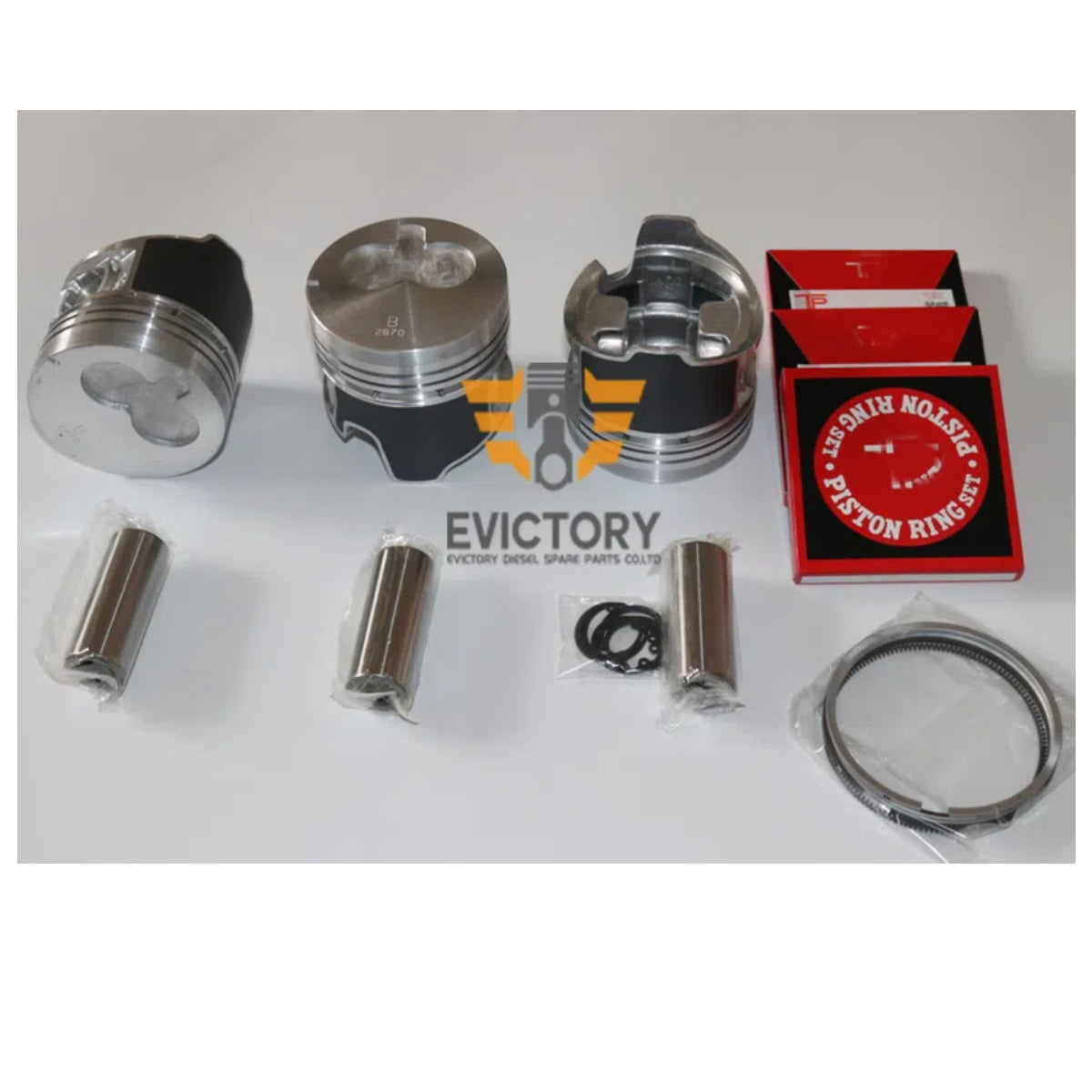 3LD1 Oversized 0.50mm Piston Kit + Ring + Bearing + Gaskets - for Isuzu Diesel Engine Overhaul
