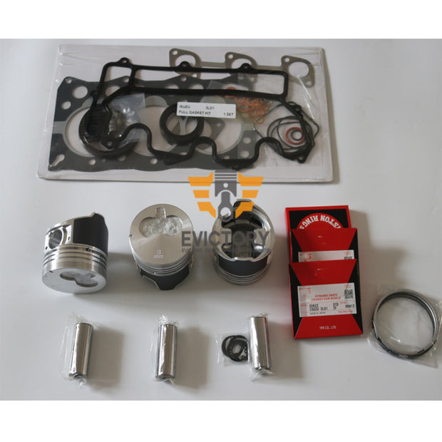 3LD1 Oversized 0.50mm Piston Kit + Ring + Bearing + Gaskets - for Isuzu Diesel Engine Overhaul
