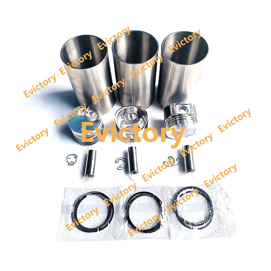 for Yanmar 3TN66 3TNE66 Engine Overhaul Rebuild Kits + Cylinder Head