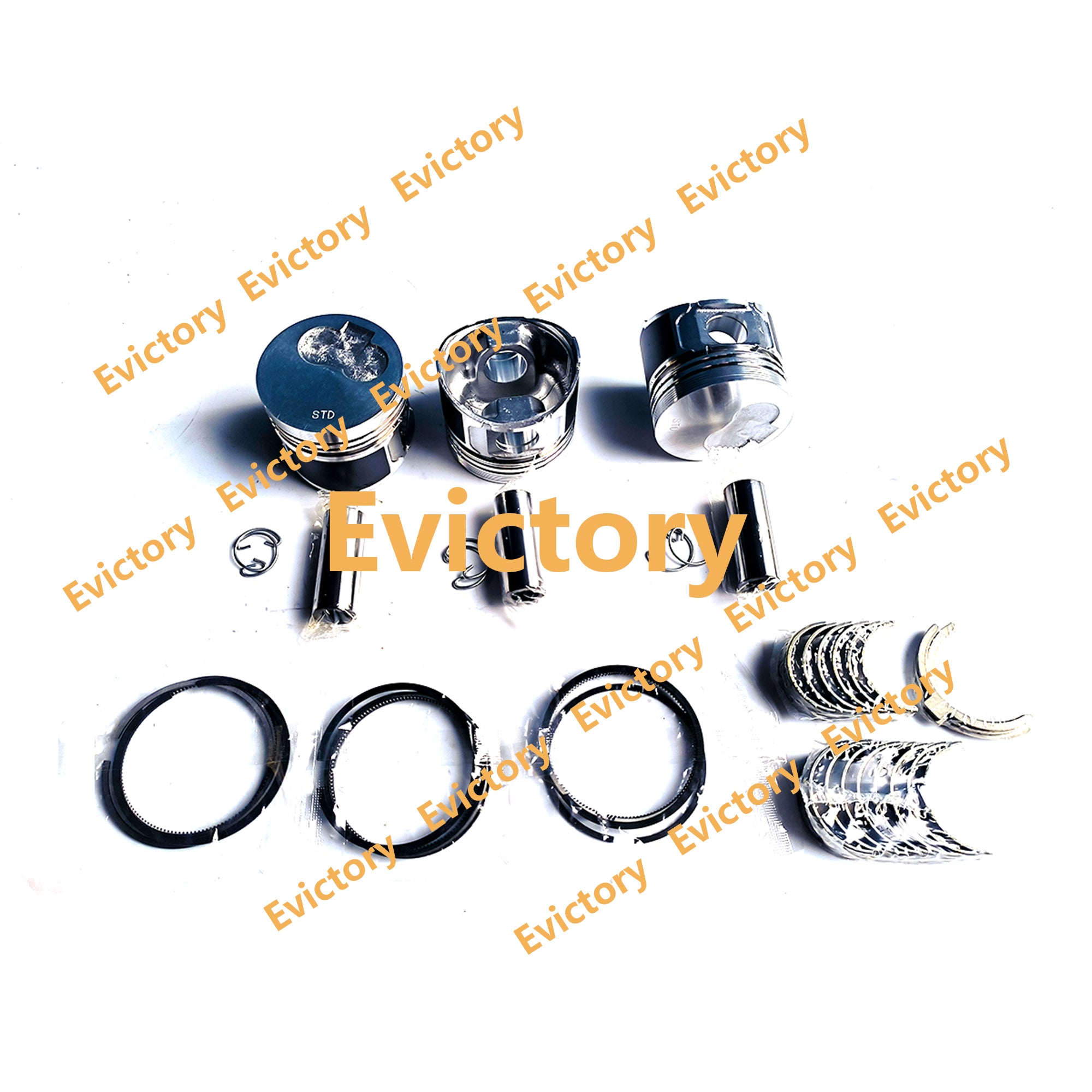 3TN72 3TNV72 3TNA72 3TNE72 Engine Rebuild Kits + Cylinder Head + Crankshaft for Yanmar Tractor Forklift Excavator